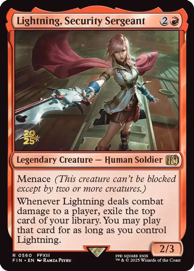 Lightning, Security Sergeant