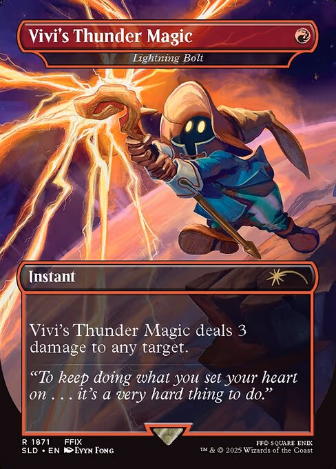 Vivi's Thunder Magic - Lightning Bolt