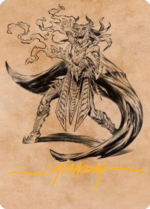 Livaan, Cultist of Tiamat Art Card