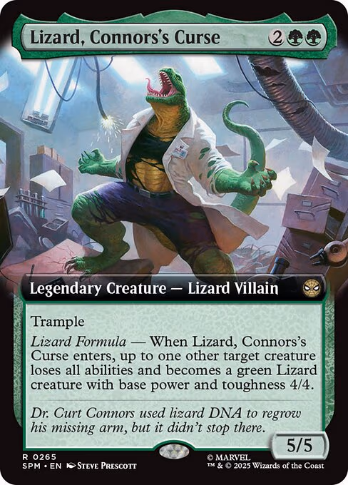 Lizard, Connors's Curse