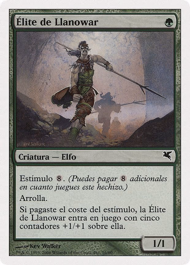 Llanowar Elite (Spanish) - "Élite de Llanowar"