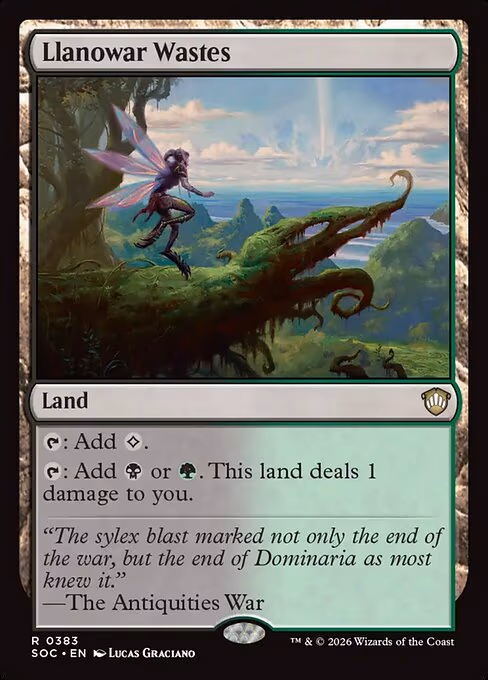Llanowar Wastes - R (383)