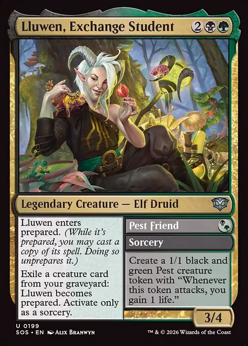 Lluwen, Exchange Student