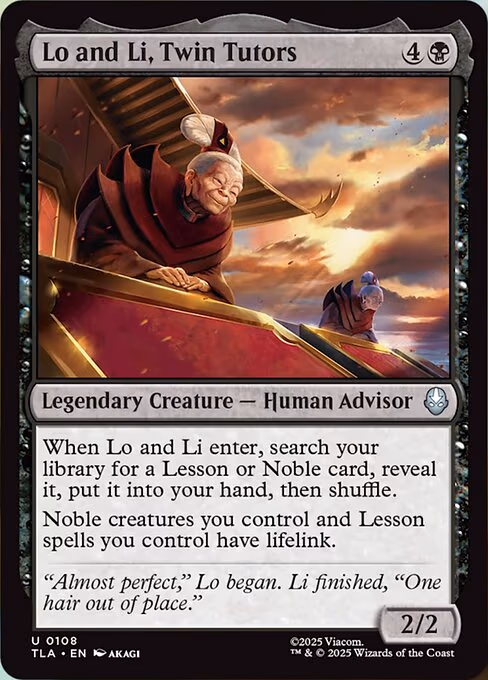Lo and Li, Twin Tutors