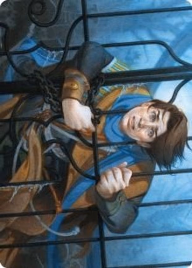 Locked in the Cemetery Art Card