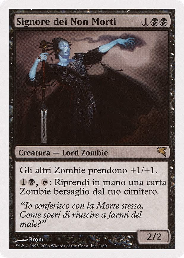 Lord of the Undead (Italian) - "Signore dei Non Morti"