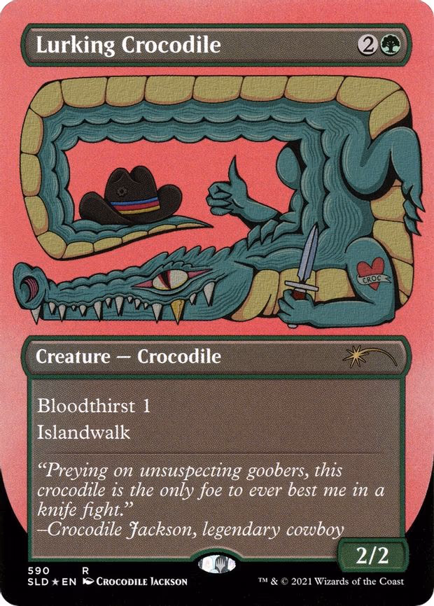 Lurking Crocodile