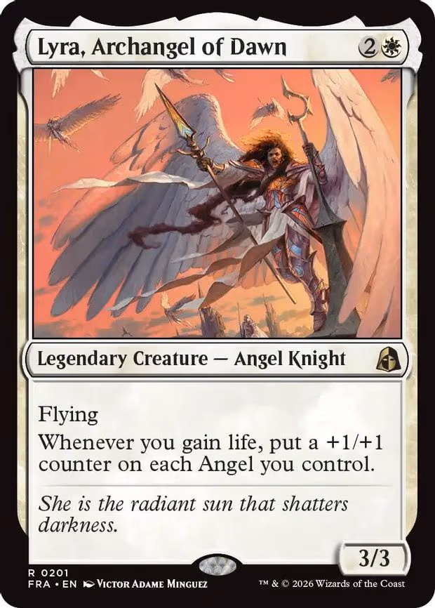 Lyra, Archangel of Dawn - R (201)