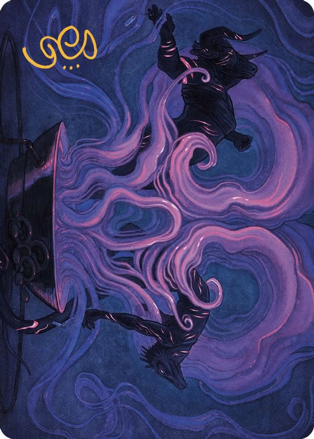 Macabre Reconstruction Art Card
