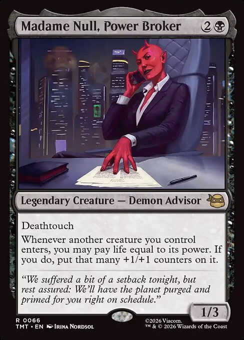 Madame Null, Power Broker