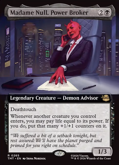 Madame Null, Power Broker