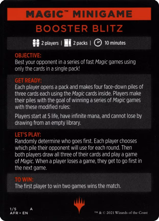 Magic Minigame: Booster Blitz