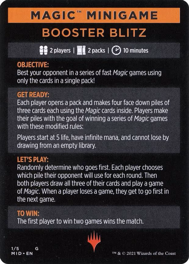 Magic Minigame: Booster Blitz
