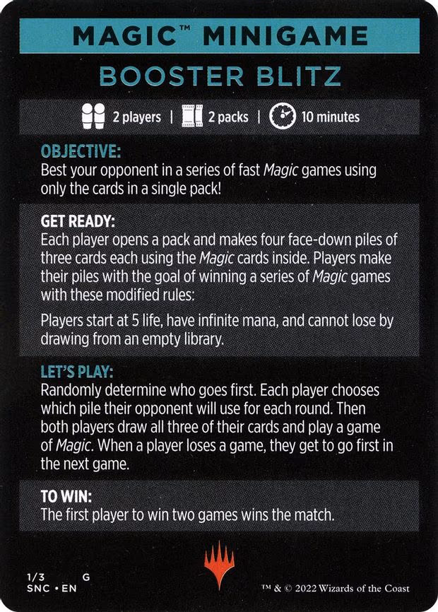Magic Minigame: Booster Blitz
