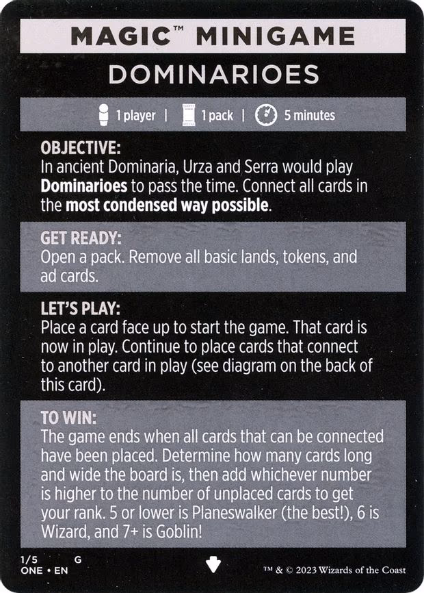 Magic Minigame: Dominarioes