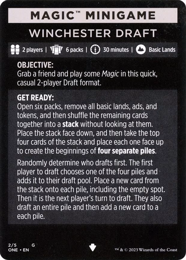 Magic Minigame: Winchester Draft - S (2)