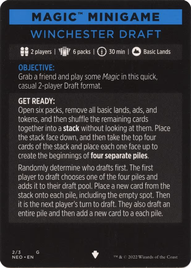 Magic Minigame: Winchester Draft - S (2)