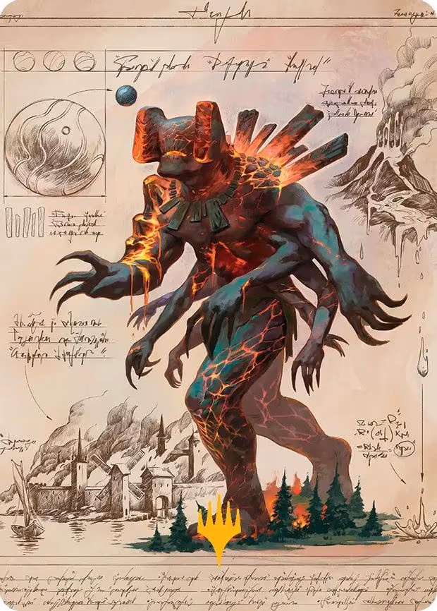 Magmablood Archaic Art Card