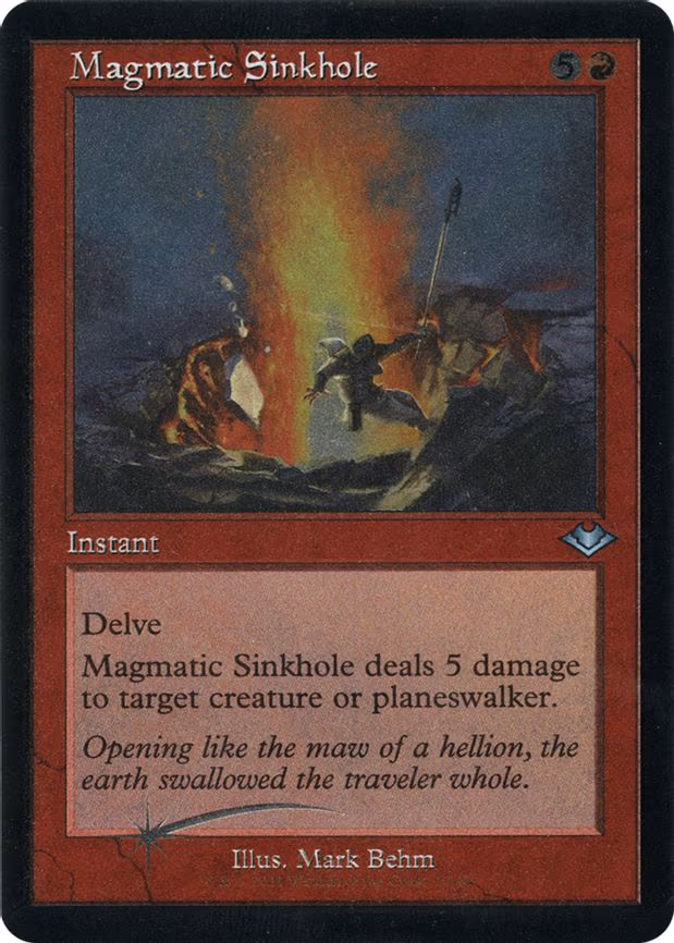 Magmatic Sinkhole (Retro Frame)