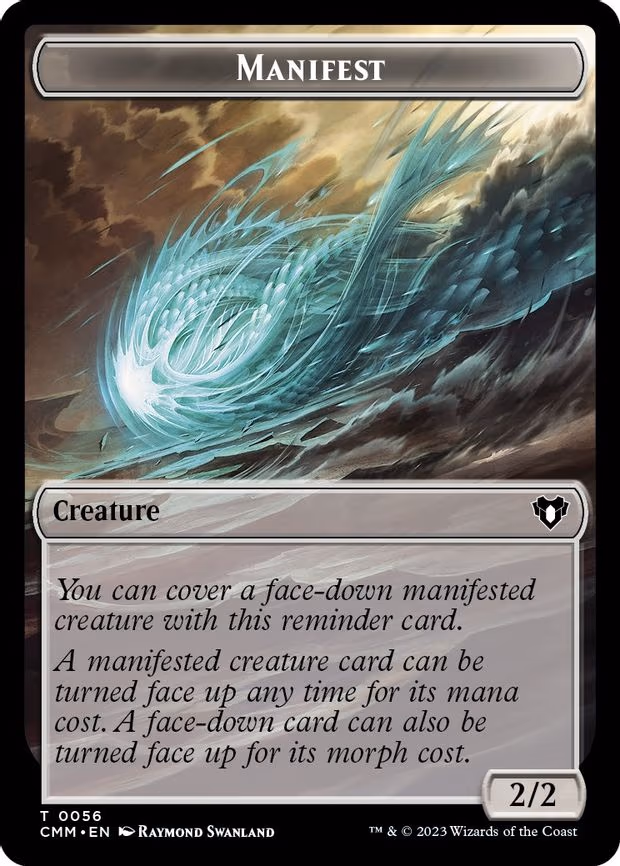 Manifest // Eldrazi Scion Double-Sided Token