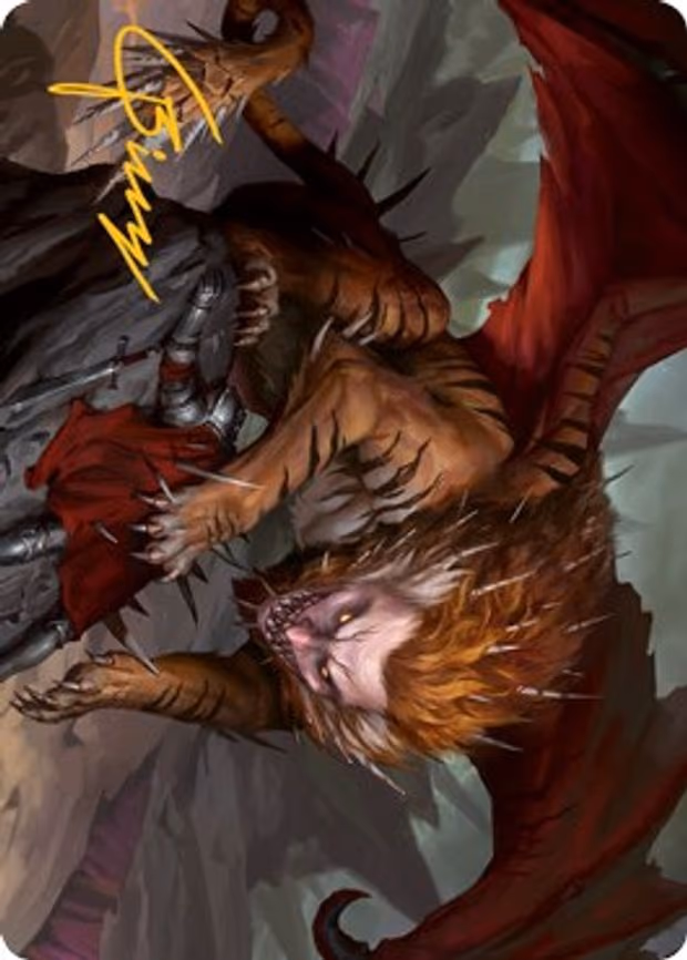 Manticore Art Card