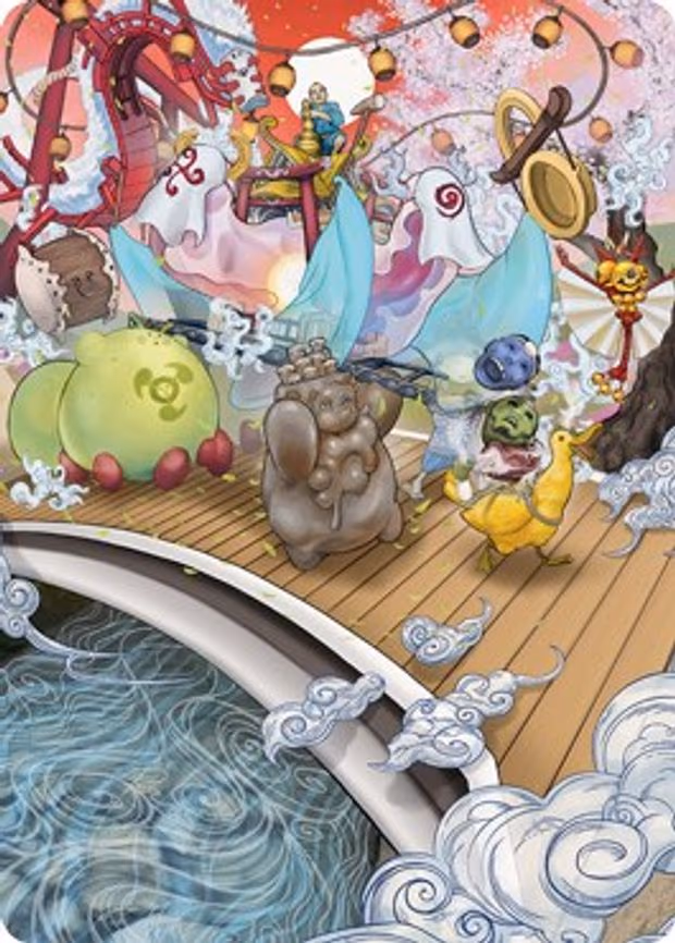 March of Otherworldly Light Art Card
