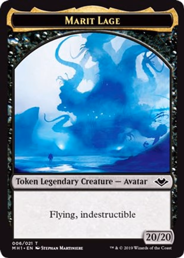 Marit Lage // Elemental (008) Double-Sided Token - T (6 // 8)