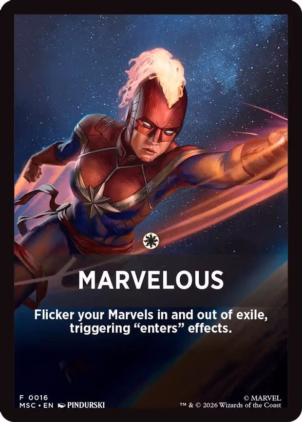 Marvelous Theme Card - T (16)
