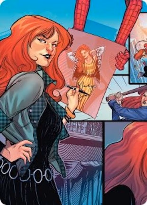 Mary Jane Watson Art Card