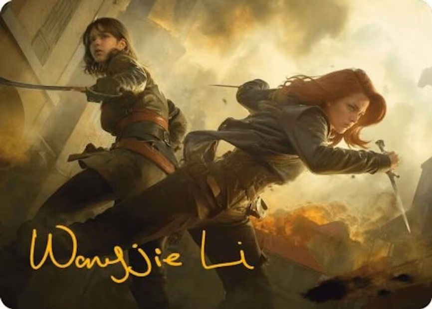 Mary Read and Anne Bonny Art Card