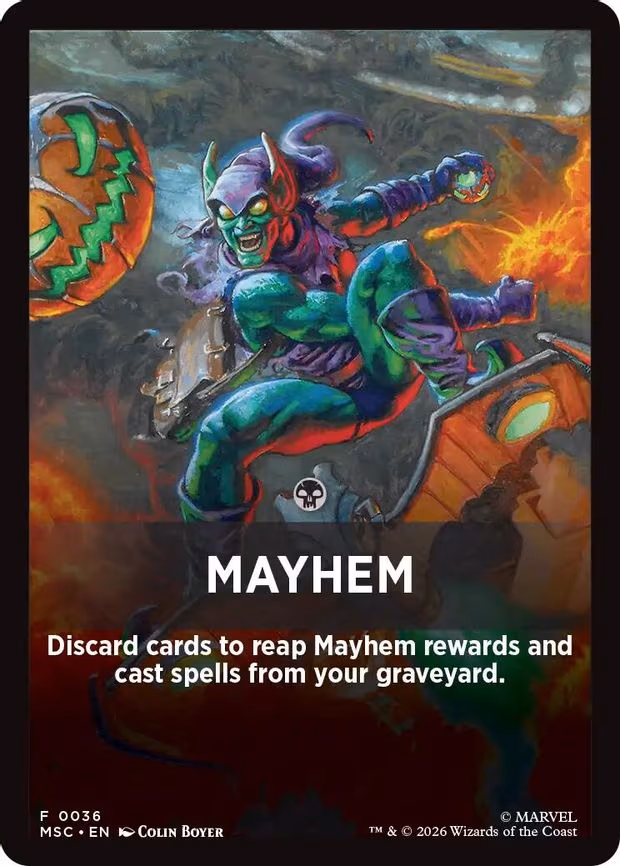 Mayhem Theme Card