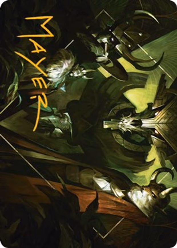 Meeting of the Five Art Card