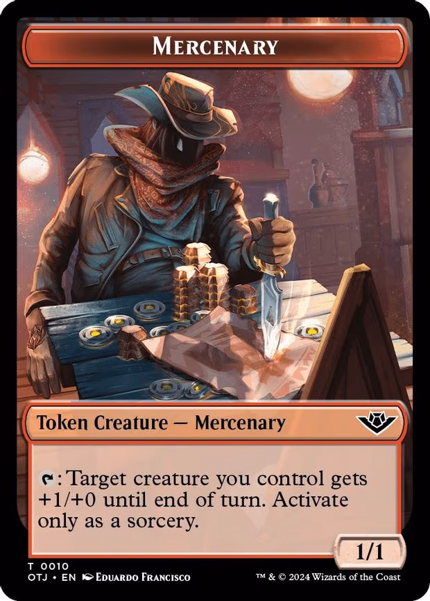 Mercenary // Bird Double-Sided Token