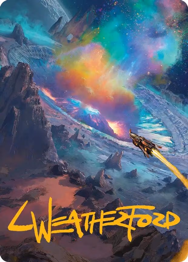Meteor Crater Art Card