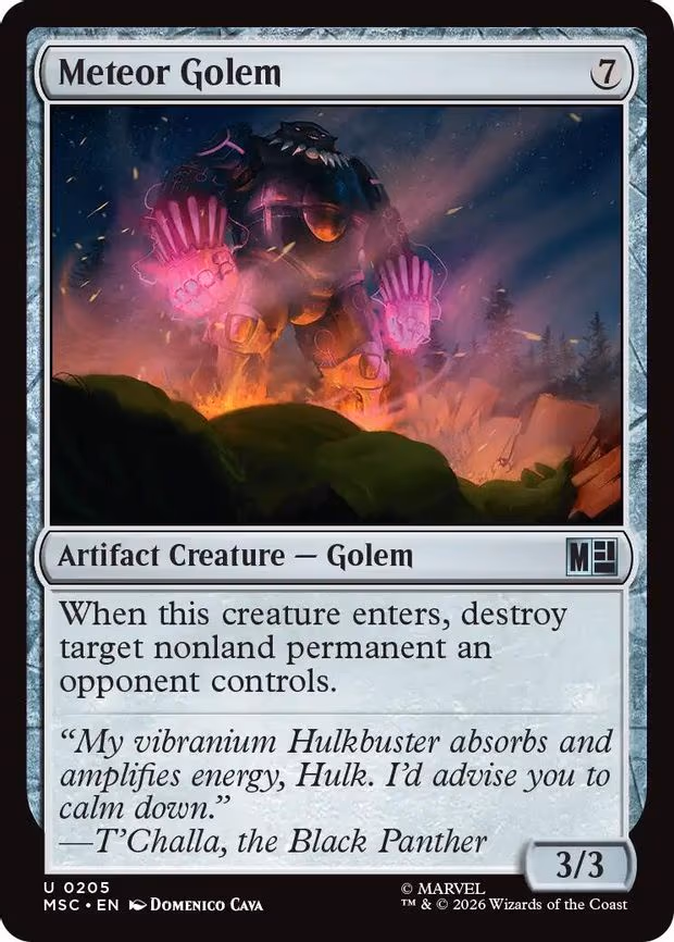 Meteor Golem - U (205)