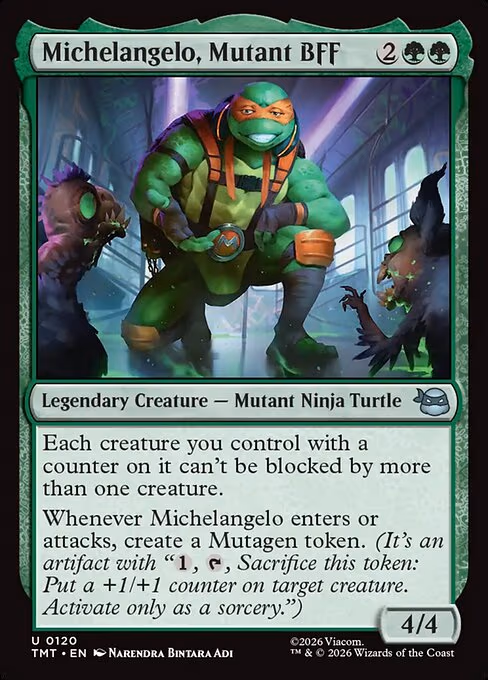 Michelangelo, Mutant BFF