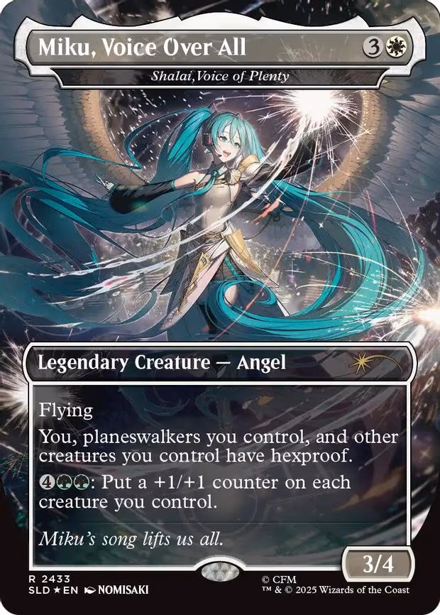 Miku, Voice Over All - Shalai, Voice of Plenty - R (2433)
