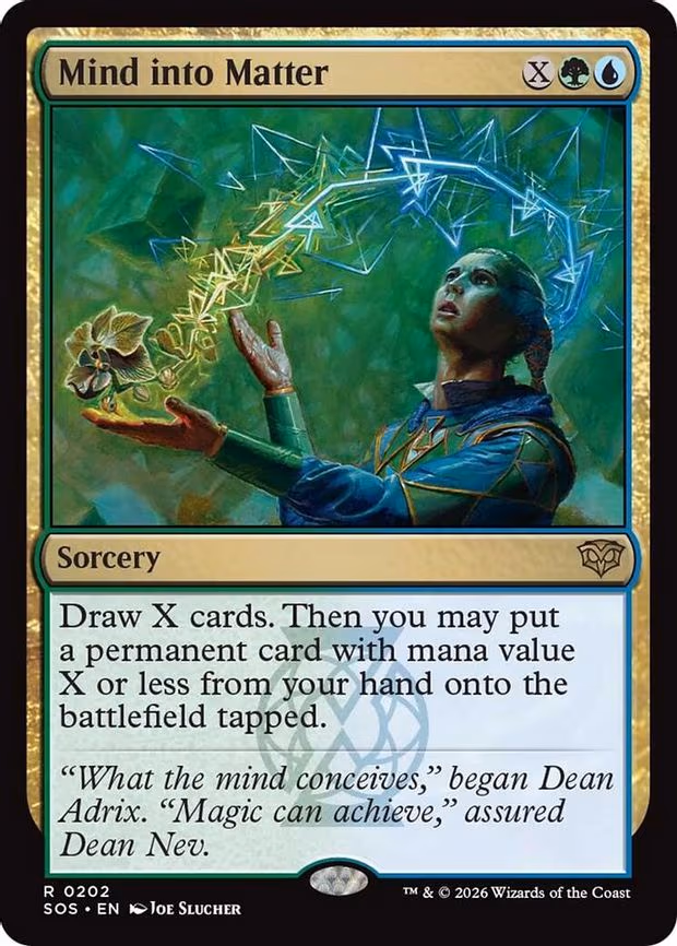 Mind into Matter