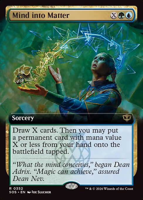 Mind into Matter