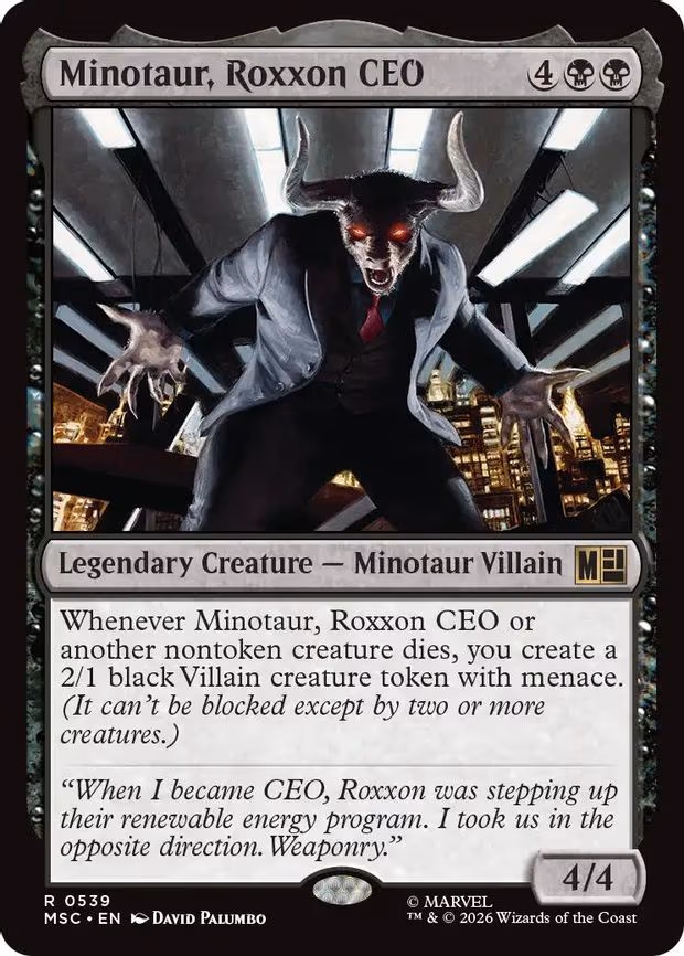 Minotaur, Roxxon CEO - R (539)