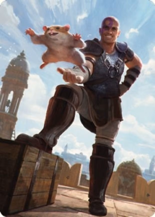 Minsc & Boo, Timeless Heroes Art Card