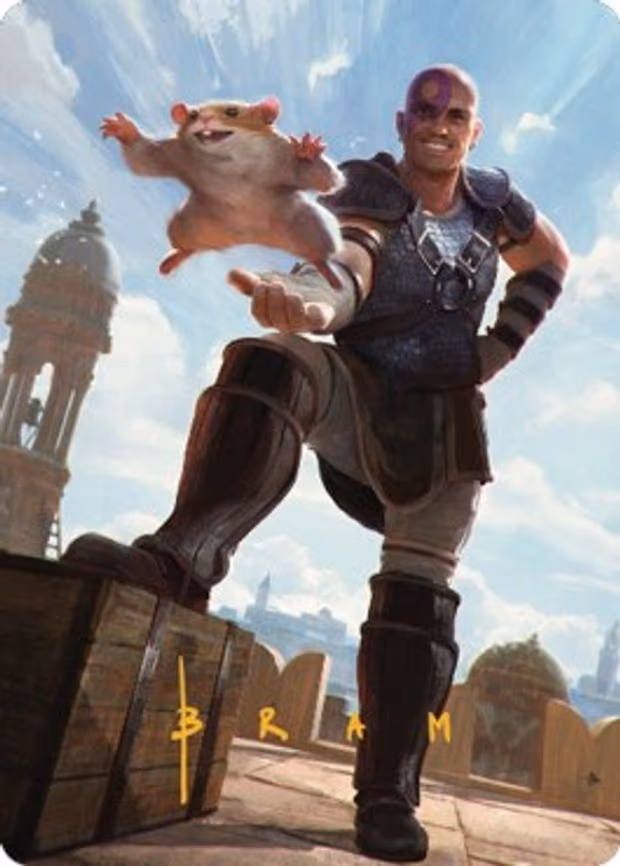 Minsc & Boo, Timeless Heroes Art Card