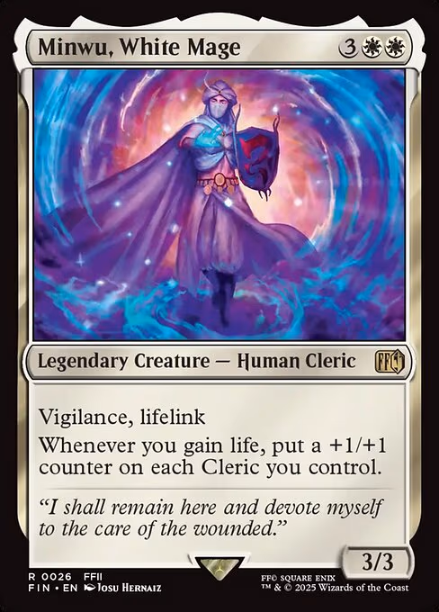 Minwu, White Mage