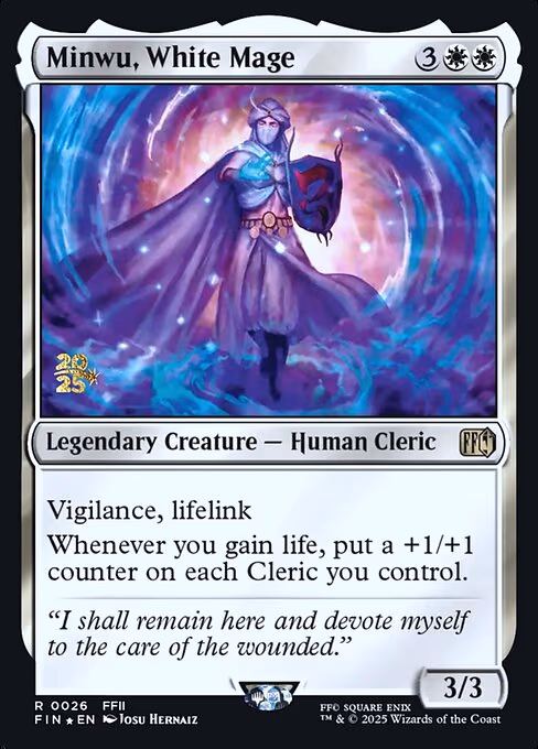 Minwu, White Mage