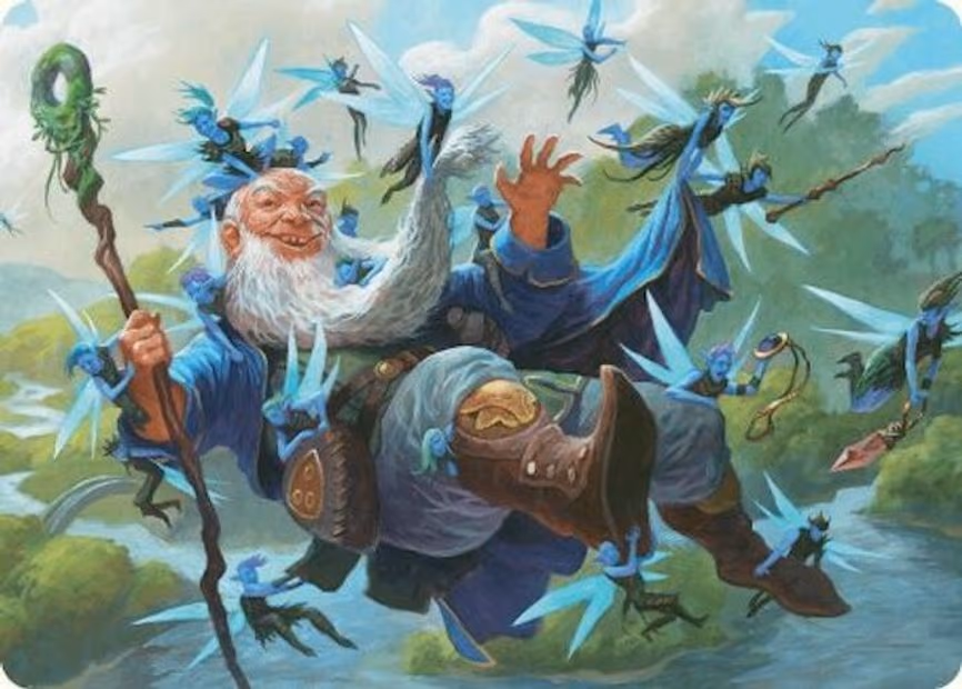 Mischievous Mystic Art Card