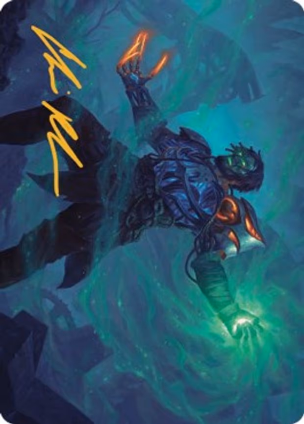 Mishra, Claimed by Gix Art Card