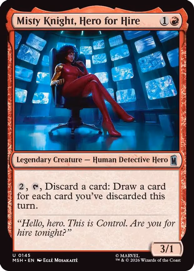 Misty Knight, Hero for Hire - U (145)