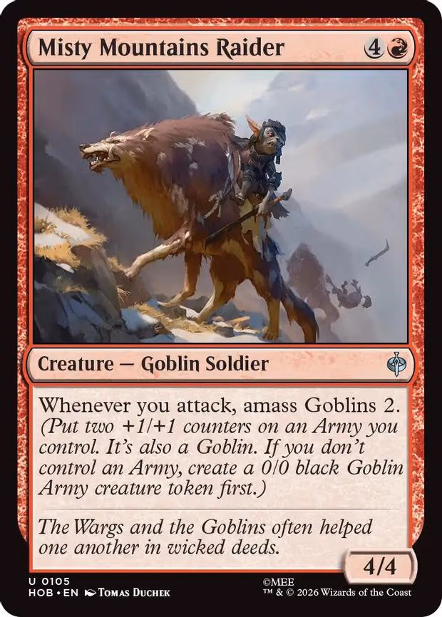 Misty Mountains Raider - U (105)