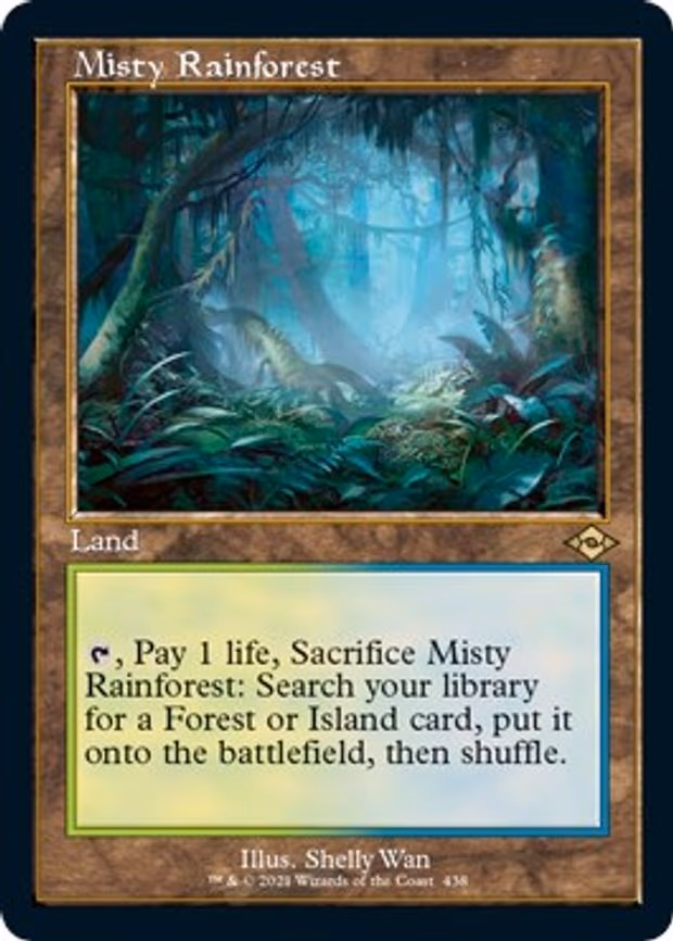 Misty Rainforest (Retro Frame)