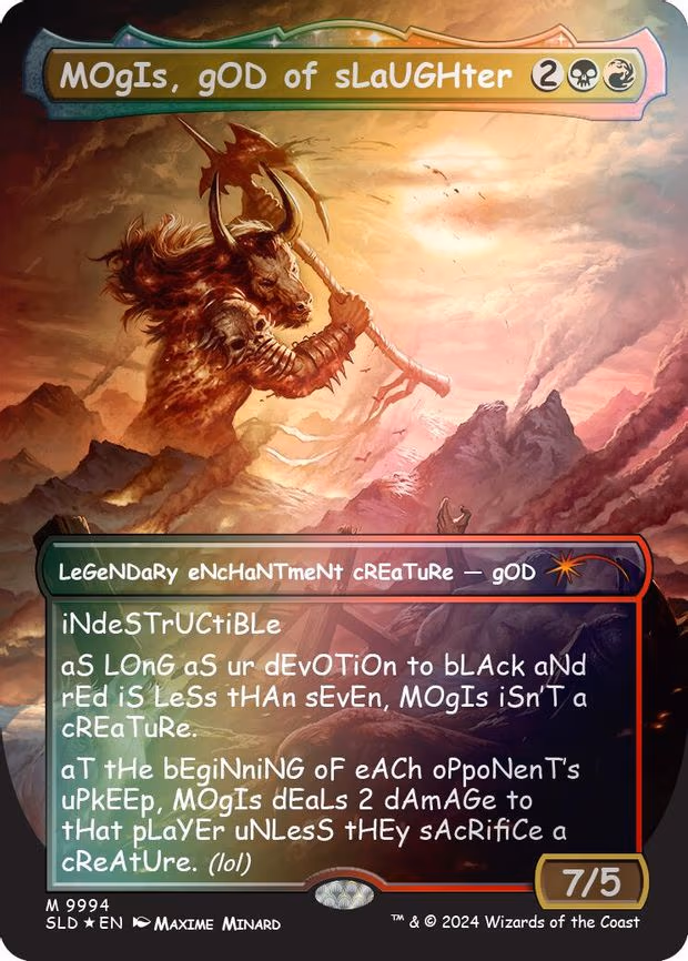 MOgIs, gOD of sLaUGHter